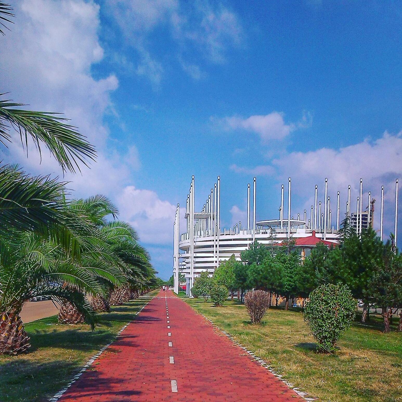 Пентхаус Apart Del Mar С Панорамным Видом บาทูมิ ภายนอก รูปภาพ