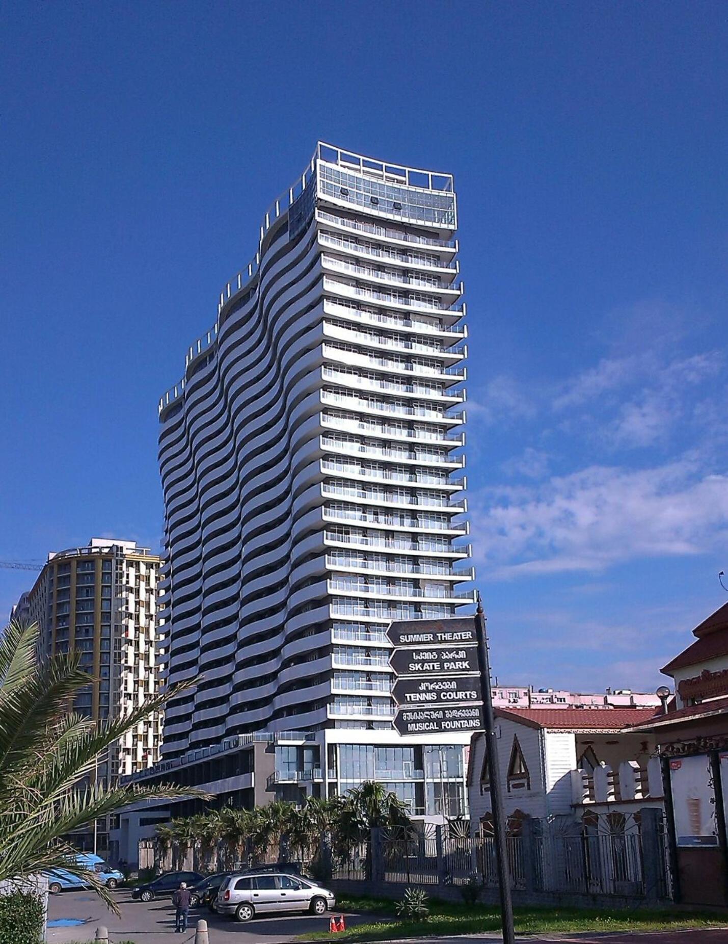 Пентхаус Apart Del Mar С Панорамным Видом บาทูมิ ภายนอก รูปภาพ